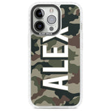 Personalised Classic Green Camo Custom Phone Case iPhone 13 Pro / Impact Case,iPhone 14 Pro / Impact Case,iPhone 15 Pro Max / Impact Case,iPhone 15 Pro / Impact Case Blanc Space