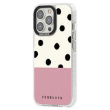 Personalised Pink Border Polka Dot Custom Phone Case iPhone 15 Pro Max / Black Impact Case,iPhone 15 Plus / Black Impact Case,iPhone 15 Pro / Black Impact Case,iPhone 15 / Black Impact Case,iPhone 15 Pro Max / Impact Case,iPhone 15 Plus / Impact Case,iPhone 15 Pro / Impact Case,iPhone 15 / Impact Case,iPhone 15 Pro Max / Magsafe Black Impact Case,iPhone 15 Plus / Magsafe Black Impact Case,iPhone 15 Pro / Magsafe Black Impact Case,iPhone 15 / Magsafe Black Impact Case,iPhone 14 Pro Max / Black Impact Case,iP