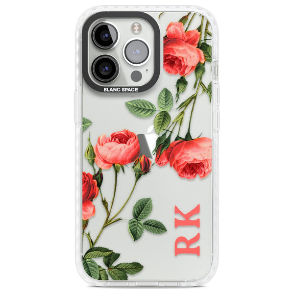 Personalised Vintage Floral Rose