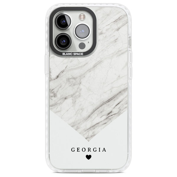 Personalised White Marble