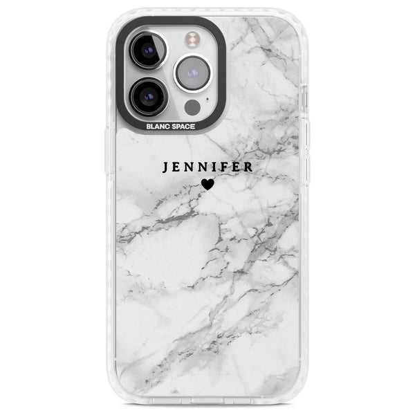 Personalised Classic Grey Marble