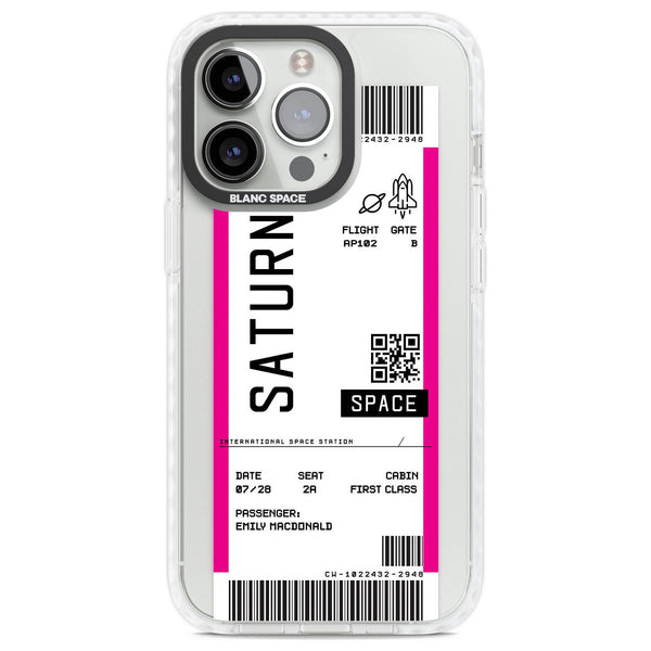 Personalised Saturn Travel Ticket