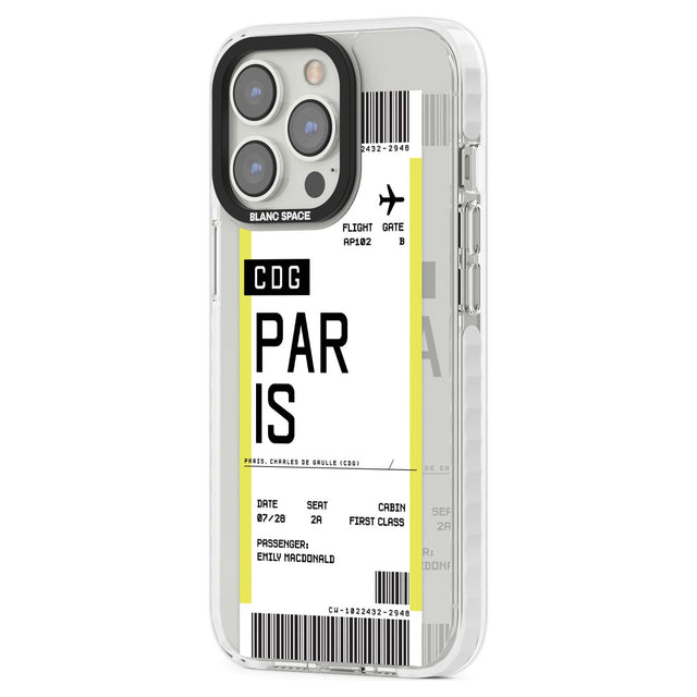 Personalised Paris Boarding Pass Custom Phone Case iPhone 15 Pro Max / Black Impact Case,iPhone 15 Plus / Black Impact Case,iPhone 15 Pro / Black Impact Case,iPhone 15 / Black Impact Case,iPhone 15 Pro Max / Impact Case,iPhone 15 Plus / Impact Case,iPhone 15 Pro / Impact Case,iPhone 15 / Impact Case,iPhone 15 Pro Max / Magsafe Black Impact Case,iPhone 15 Plus / Magsafe Black Impact Case,iPhone 15 Pro / Magsafe Black Impact Case,iPhone 15 / Magsafe Black Impact Case,iPhone 14 Pro Max / Black Impact Case,iPho