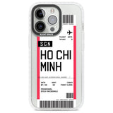 Personalised Ho Chi Minh City Boarding Pass Custom Phone Case iPhone 13 Pro / Impact Case,iPhone 14 Pro / Impact Case,iPhone 15 Pro Max / Impact Case,iPhone 15 Pro / Impact Case Blanc Space