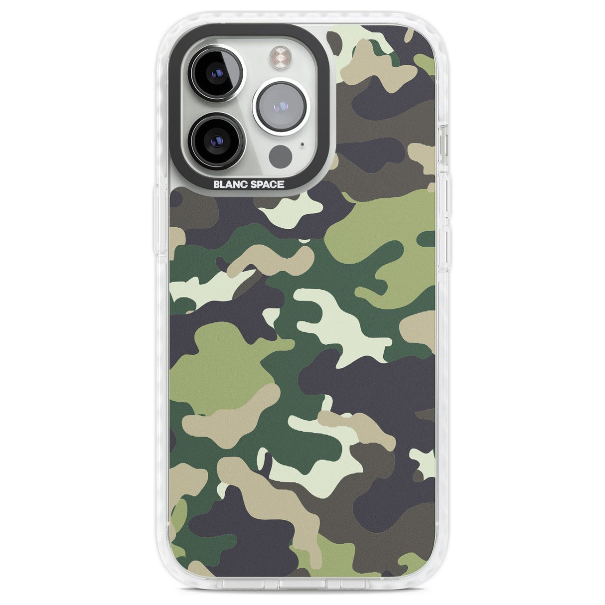 Green Camo Phone Case iPhone 13 Pro / Impact Case,iPhone 14 Pro / Impact Case,iPhone 15 Pro Max / Impact Case,iPhone 15 Pro / Impact Case Blanc Space