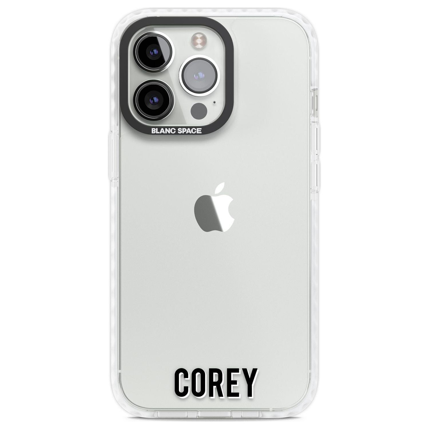 Personalised Clear Text  2A Custom Phone Case iPhone 13 Pro / Impact Case,iPhone 14 Pro / Impact Case,iPhone 15 Pro Max / Impact Case,iPhone 15 Pro / Impact Case Blanc Space