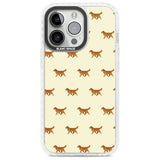 Golden Retriever Dog Pattern Phone Case iPhone 13 Pro / Impact Case,iPhone 14 Pro / Impact Case,iPhone 15 Pro / Impact Case,iPhone 15 Pro Max / Impact Case Blanc Space