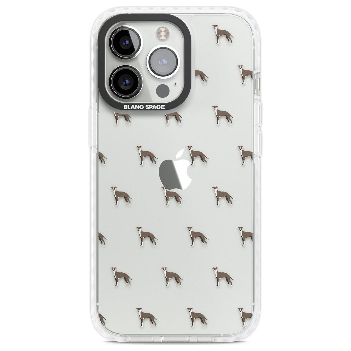 Whippet/Italian Greyhound Dog Pattern Clear