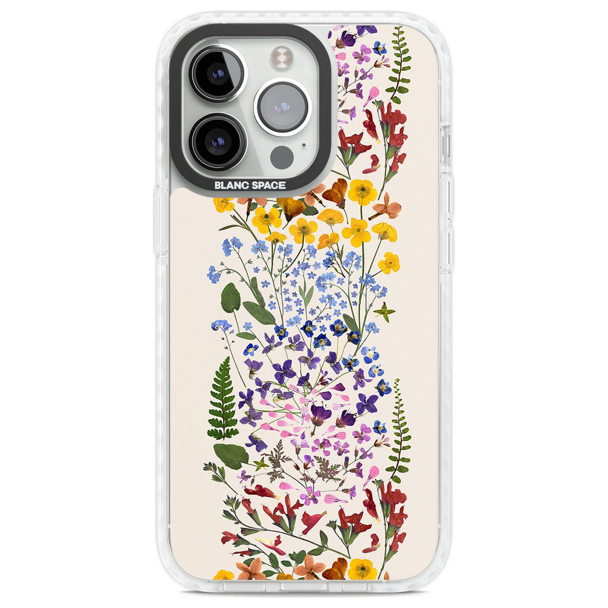 Wildflower Stripe Design - Cream