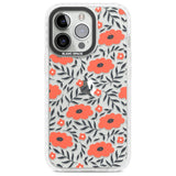 Red Poppy Transparent Floral