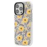 Yellow Blossoms Transparent Floral