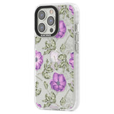 Purple Blossoms Transparent Floral