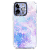 Light Blue Galaxy Pattern Design Phone Case iPhone 13 Pro / Impact Case,iPhone 14 Pro / Impact Case,iPhone 15 Pro Max / Impact Case,iPhone 15 Pro / Impact Case Blanc Space