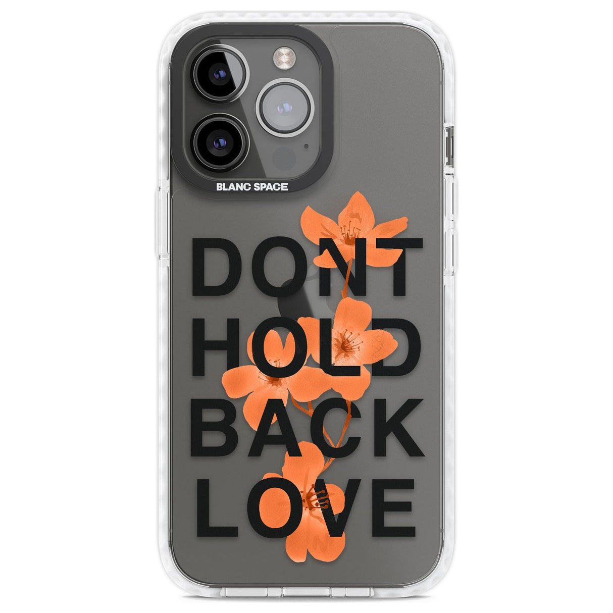 Don't Hold Back Love - Blue & WhitePhone Case for iPhone 14 Pro