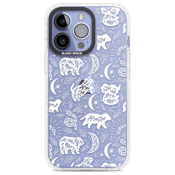 Forest Animal Silhouettes: White/Clear