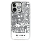 Map of Tehran, Iran Phone Case iPhone 13 Pro / Impact Case,iPhone 14 Pro / Impact Case,iPhone 15 Pro / Impact Case,iPhone 15 Pro Max / Impact Case Blanc Space