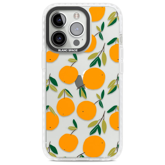 Oranges Pattern Phone Case iPhone 13 Pro / Impact Case,iPhone 14 Pro / Impact Case,iPhone 15 Pro Max / Impact Case,iPhone 15 Pro / Impact Case Blanc Space