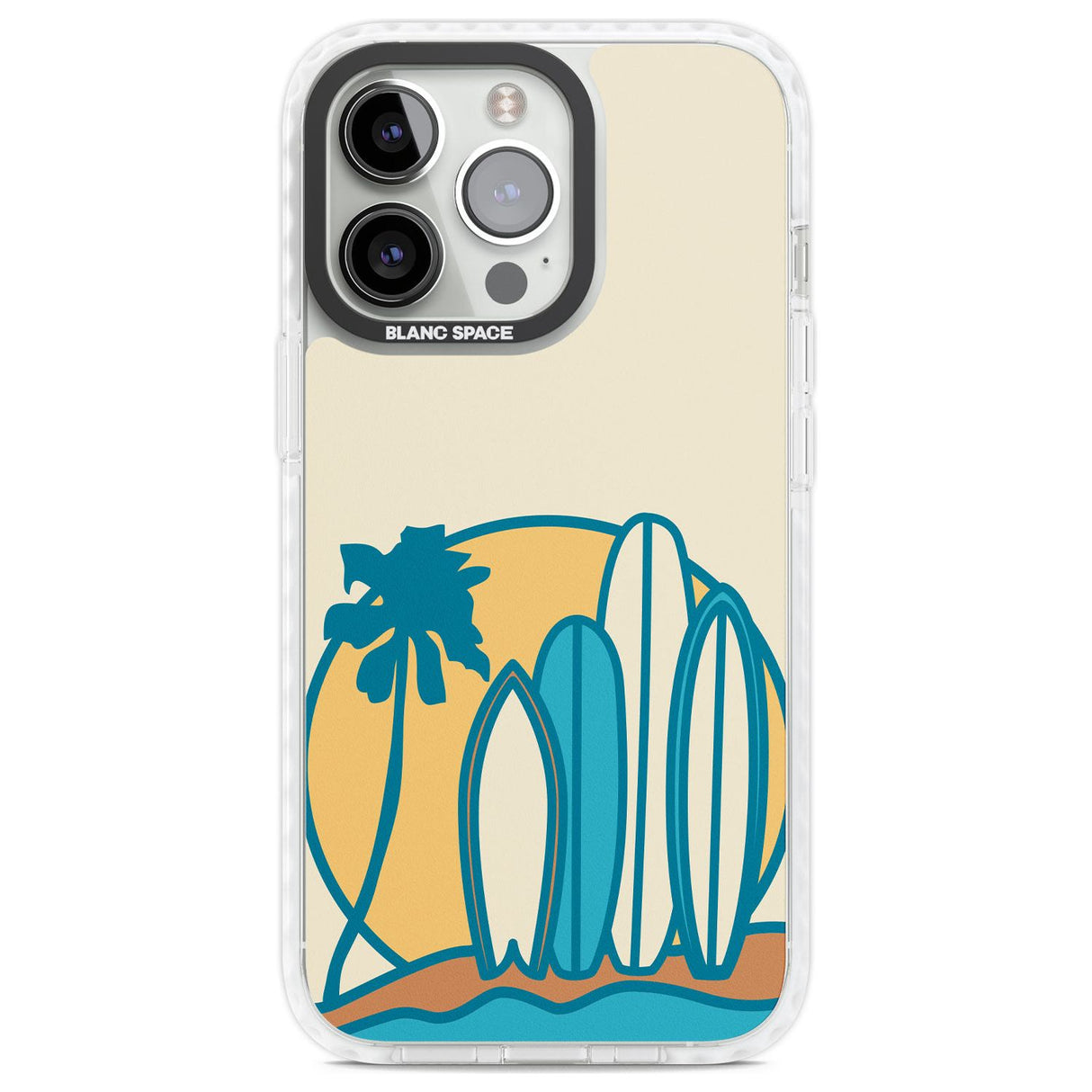 Beach Bound Phone Case iPhone 13 Pro / Impact Case,iPhone 14 Pro / Impact Case,iPhone 15 Pro Max / Impact Case,iPhone 15 Pro / Impact Case Blanc Space