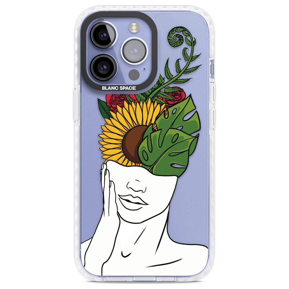 Let The Mind Flourish Phone Case iPhone 13 Pro / Impact Case,iPhone 14 Pro / Impact Case,iPhone 15 Pro Max / Impact Case,iPhone 15 Pro / Impact Case Blanc Space