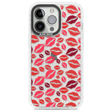 Lips Pattern Phone Case iPhone 13 Pro / Impact Case,iPhone 14 Pro / Impact Case,iPhone 15 Pro Max / Impact Case,iPhone 15 Pro / Impact Case Blanc Space