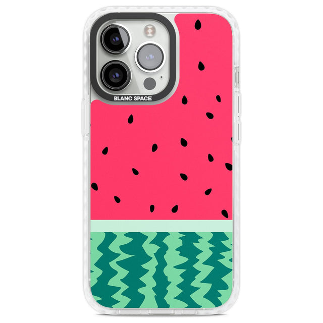 Full Watermelon Print Phone Case iPhone 13 Pro / Impact Case,iPhone 14 Pro / Impact Case,iPhone 15 Pro Max / Impact Case,iPhone 15 Pro / Impact Case Blanc Space