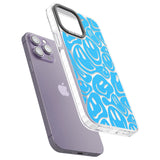 Blue Acid FacesPhone Case for iPhone 14 Pro Max