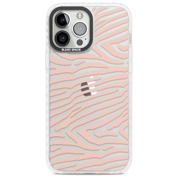Horizontal Zebra Stripes Transparent Animal Print