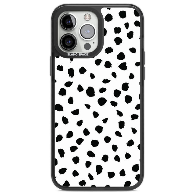 White Dalmatian Print