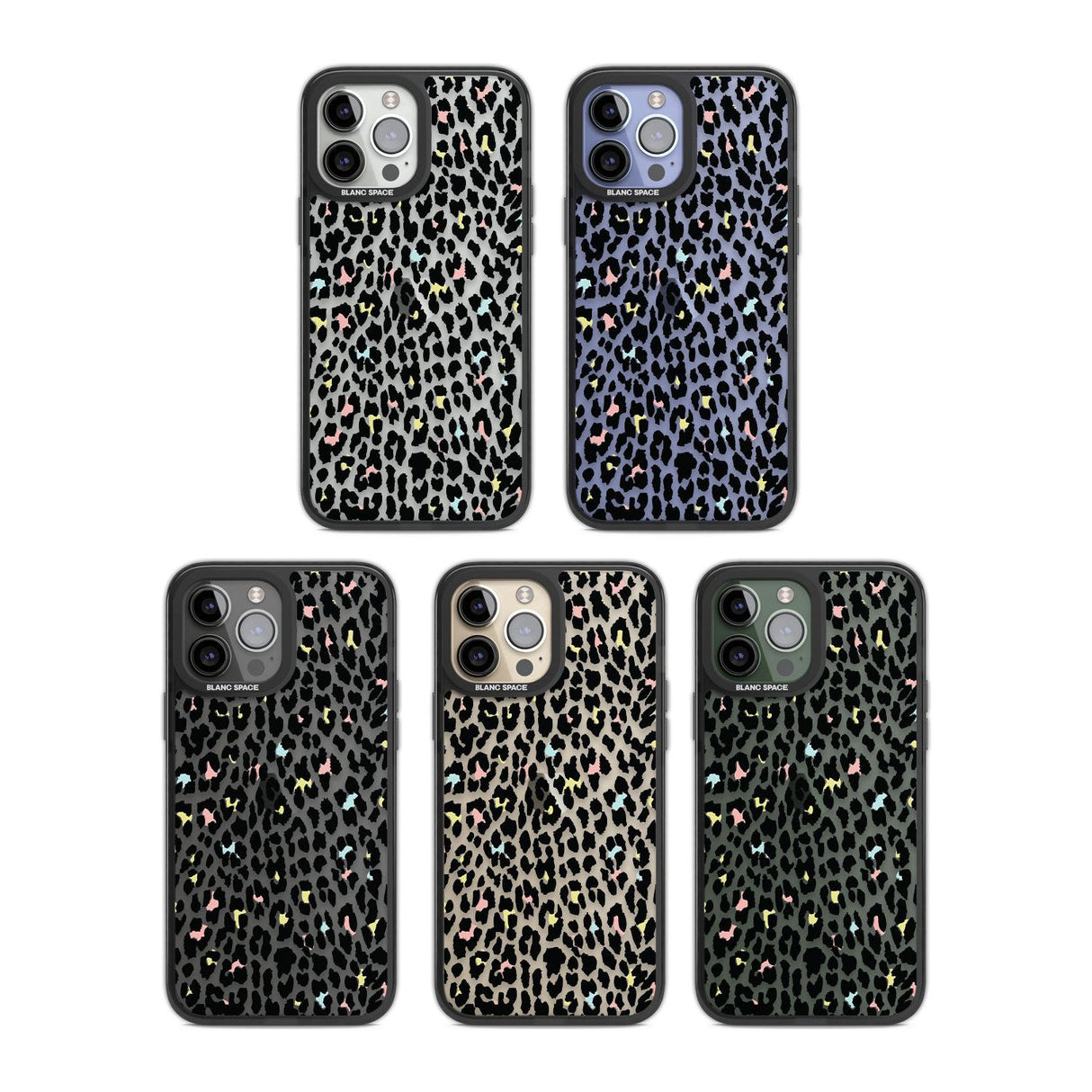 Mixed Pastels Leopard Print - Transparent Phone Case iPhone 15 Pro Max / Black Impact Case,iPhone 15 Plus / Black Impact Case,iPhone 15 Pro / Black Impact Case,iPhone 15 / Black Impact Case,iPhone 15 Pro Max / Impact Case,iPhone 15 Plus / Impact Case,iPhone 15 Pro / Impact Case,iPhone 15 / Impact Case,iPhone 15 Pro Max / Magsafe Black Impact Case,iPhone 15 Plus / Magsafe Black Impact Case,iPhone 15 Pro / Magsafe Black Impact Case,iPhone 15 / Magsafe Black Impact Case,iPhone 14 Pro Max / Black Impact Case,iP