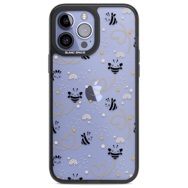Bee Hearts Pattern