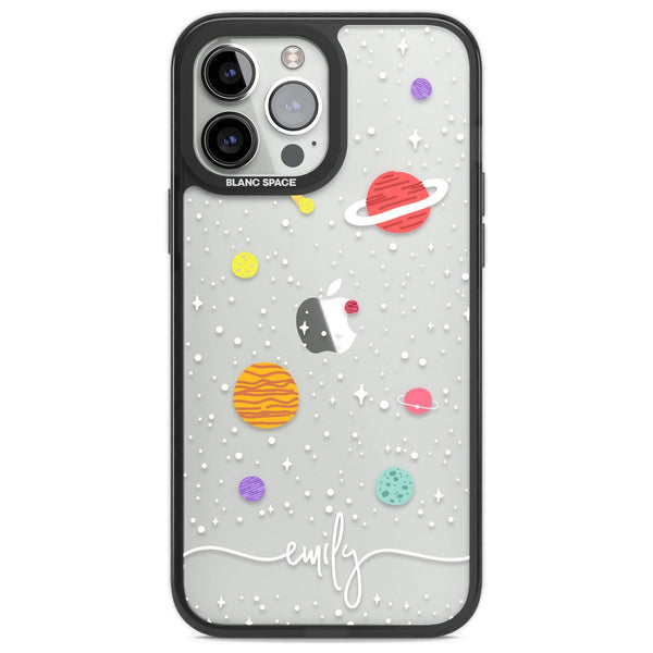 Personalised Cute Cartoon Planet (Clear)