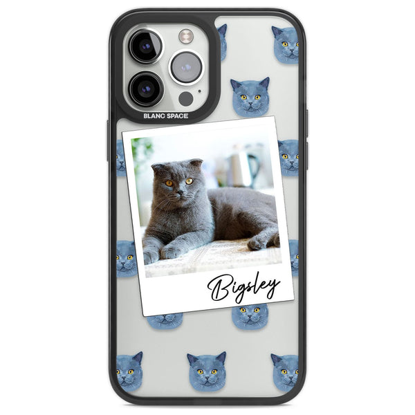 Personalised English Blue Cat Photo