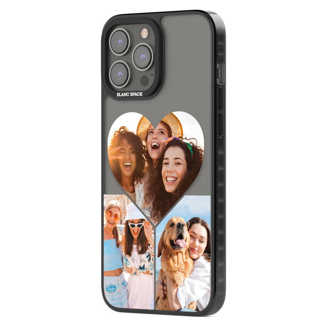 Personalised Heart Photo GridPhone Case for iPhone 14 Pro Max