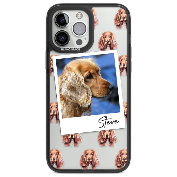 Personalised Cocker Spaniel Instant Camera Photo