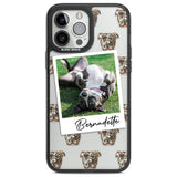 Personalised Staffordshire Bull Terrier - Dog Photo Custom Phone Case iPhone 13 Pro Max / Black Impact Case,iPhone 14 Pro Max / Black Impact Case Blanc Space