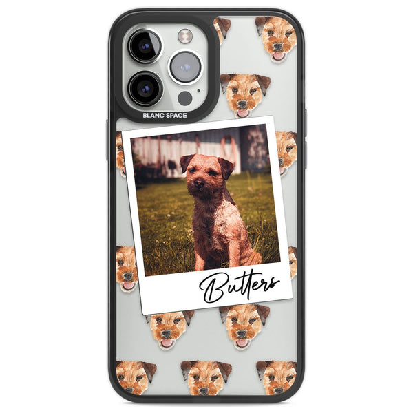 Personalised Border Terrier Instant Camera Photo