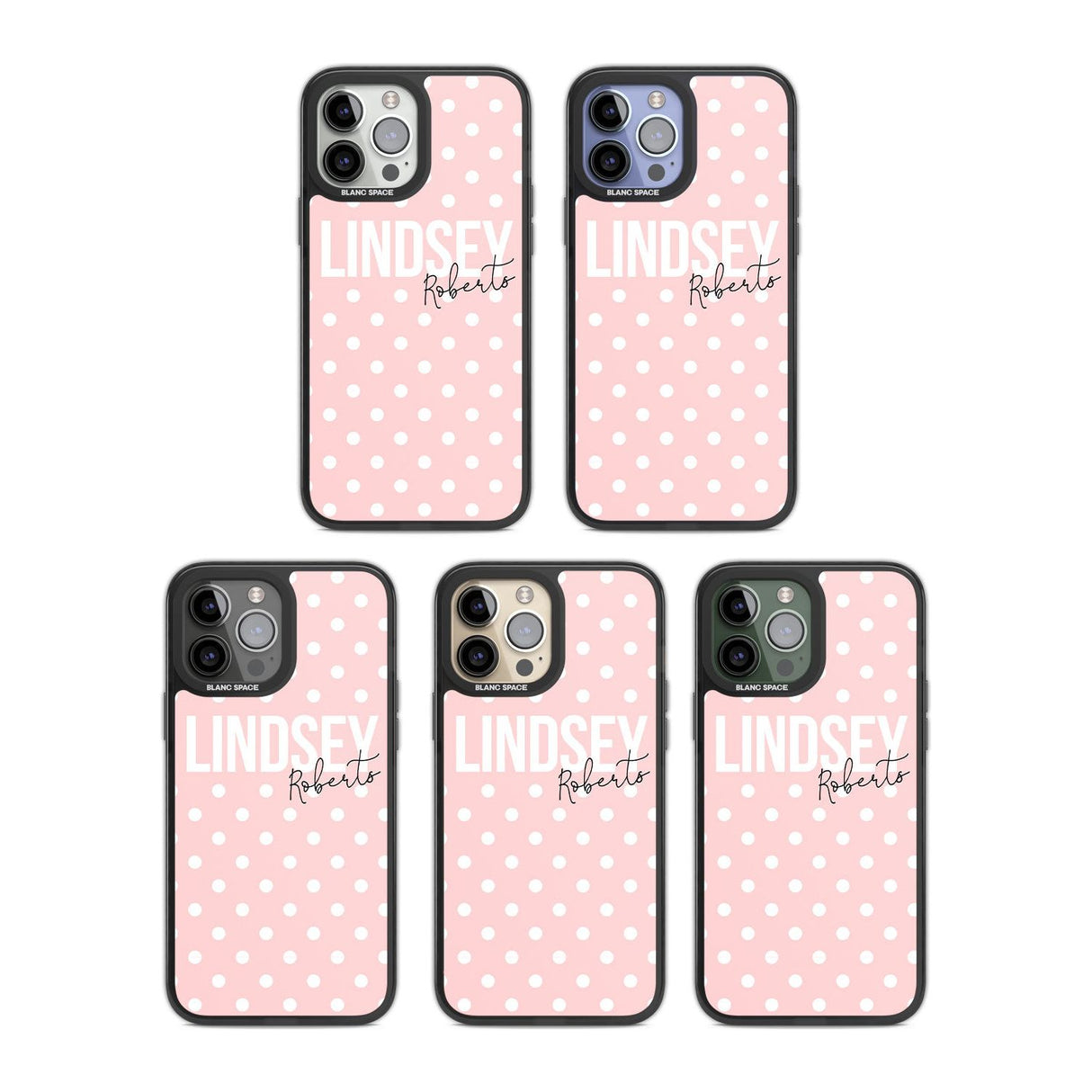 Personalised Pink Polka Custom Phone Case iPhone 15 Pro Max / Black Impact Case,iPhone 15 Plus / Black Impact Case,iPhone 15 Pro / Black Impact Case,iPhone 15 / Black Impact Case,iPhone 15 Pro Max / Impact Case,iPhone 15 Plus / Impact Case,iPhone 15 Pro / Impact Case,iPhone 15 / Impact Case,iPhone 15 Pro Max / Magsafe Black Impact Case,iPhone 15 Plus / Magsafe Black Impact Case,iPhone 15 Pro / Magsafe Black Impact Case,iPhone 15 / Magsafe Black Impact Case,iPhone 14 Pro Max / Black Impact Case,iPhone 14 Plu