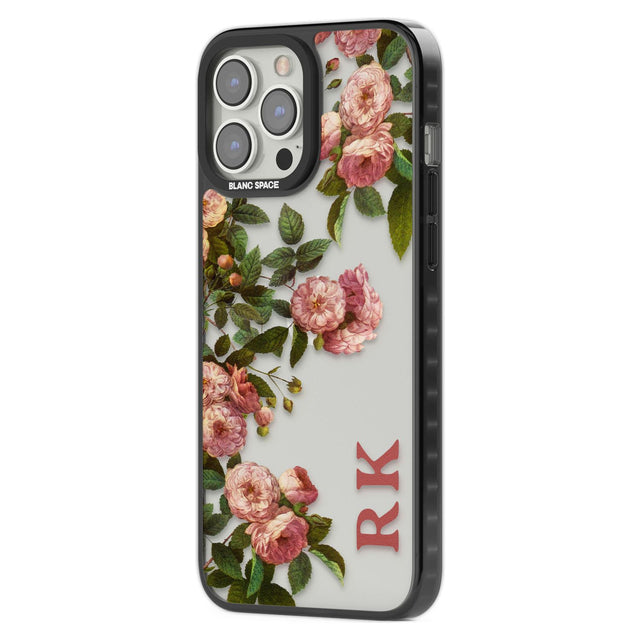 Personalised Clear Vintage Floral Pink Garden Roses Custom Phone Case iPhone 15 Pro Max / Black Impact Case,iPhone 15 Plus / Black Impact Case,iPhone 15 Pro / Black Impact Case,iPhone 15 / Black Impact Case,iPhone 15 Pro Max / Impact Case,iPhone 15 Plus / Impact Case,iPhone 15 Pro / Impact Case,iPhone 15 / Impact Case,iPhone 15 Pro Max / Magsafe Black Impact Case,iPhone 15 Plus / Magsafe Black Impact Case,iPhone 15 Pro / Magsafe Black Impact Case,iPhone 15 / Magsafe Black Impact Case,iPhone 14 Pro Max / Bla