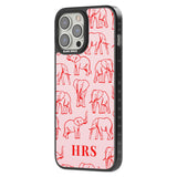 Personalised Red Elephant Outlines on Pink Custom Phone Case iPhone 15 Pro Max / Black Impact Case,iPhone 15 Plus / Black Impact Case,iPhone 15 Pro / Black Impact Case,iPhone 15 / Black Impact Case,iPhone 15 Pro Max / Impact Case,iPhone 15 Plus / Impact Case,iPhone 15 Pro / Impact Case,iPhone 15 / Impact Case,iPhone 15 Pro Max / Magsafe Black Impact Case,iPhone 15 Plus / Magsafe Black Impact Case,iPhone 15 Pro / Magsafe Black Impact Case,iPhone 15 / Magsafe Black Impact Case,iPhone 14 Pro Max / Black Impact