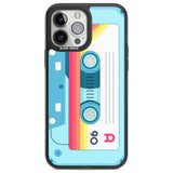 Personalised Sporty Cassette Custom Phone Case iPhone 13 Pro Max / Black Impact Case,iPhone 14 Pro Max / Black Impact Case Blanc Space