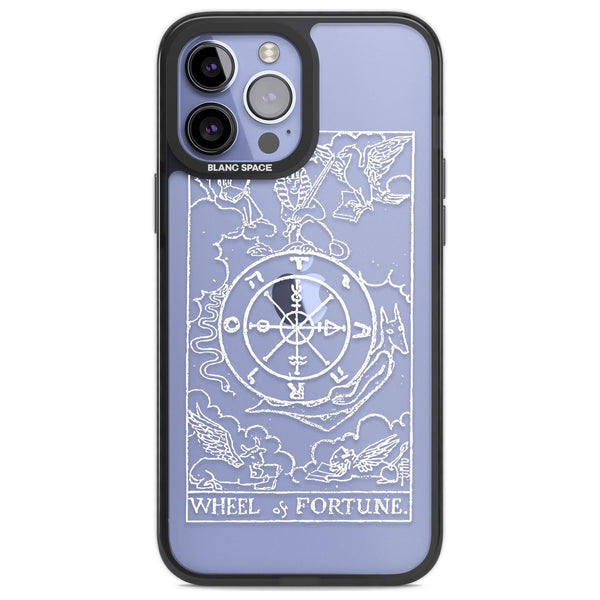 Personalised Wheel Of Fortune Tarot Card (White)