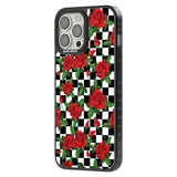 Checkered Pattern & Red Roses Phone Case iPhone 15 Pro Max / Black Impact Case,iPhone 15 Plus / Black Impact Case,iPhone 15 Pro / Black Impact Case,iPhone 15 / Black Impact Case,iPhone 15 Pro Max / Impact Case,iPhone 15 Plus / Impact Case,iPhone 15 Pro / Impact Case,iPhone 15 / Impact Case,iPhone 15 Pro Max / Magsafe Black Impact Case,iPhone 15 Plus / Magsafe Black Impact Case,iPhone 15 Pro / Magsafe Black Impact Case,iPhone 15 / Magsafe Black Impact Case,iPhone 14 Pro Max / Black Impact Case,iPhone 14 Plus