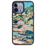 Coastal Community by Katsushika Hokusai Phone Case iPhone 13 Pro Max / Black Impact Case,iPhone 14 Pro Max / Black Impact Case Blanc Space