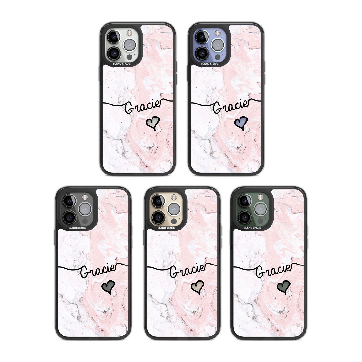 Personalised Pink Marble