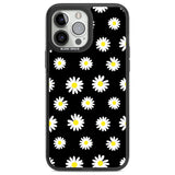 White Daisy Pattern (Black)