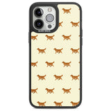 Golden Retriever Dog Pattern Phone Case iPhone 14 Pro Max / Black Impact Case,iPhone 13 Pro Max / Black Impact Case Blanc Space