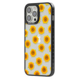 Sunflowers Transparent Pattern