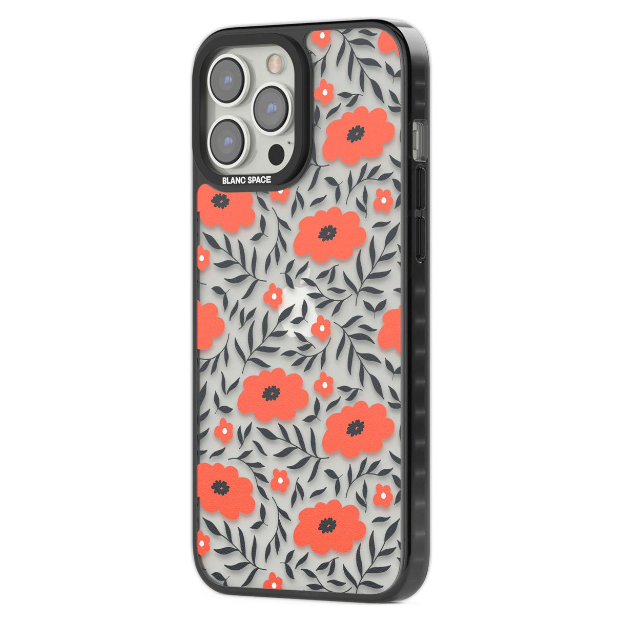 Red Poppy Transparent Floral