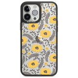 Yellow Blossoms Transparent Floral