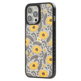 Yellow Blossoms Transparent Floral